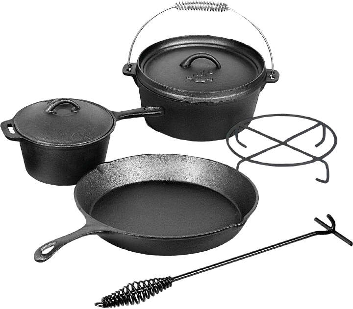 EL FUEGO Dutch Oven Set 5-teilig